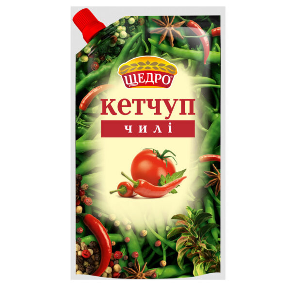 Ketchup Chili Shedro 250g.*40