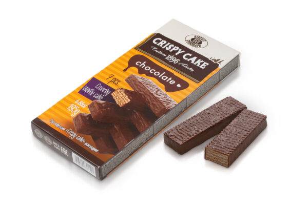 Våffeltårta «Crispy cake» choklad KHBF 195g*14