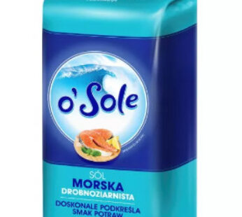 CENOS SALT O’SOLE SJÖFINKORN JODISERAD 1 KG*12