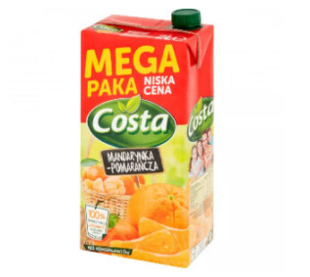 COSTA DRINK 2L MANDAR-POMAR KARTONG HORTEX*6