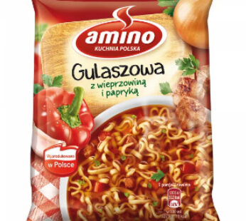 AMINO SOPPA INSTANT NUDLE GOULASZ 59G*22