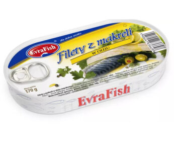 EVRAFISH MAKREEL FILET I OLJA 170G*16