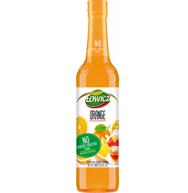 LOWICZ SIRAP 400ML ORANGE*6