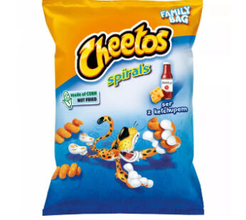 CHEETOS CRUNCHES 130G SPIRALOST MED KETCHUP*14