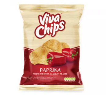 VIVA PEPPER CHIPS – PAPRIKA 100G*20