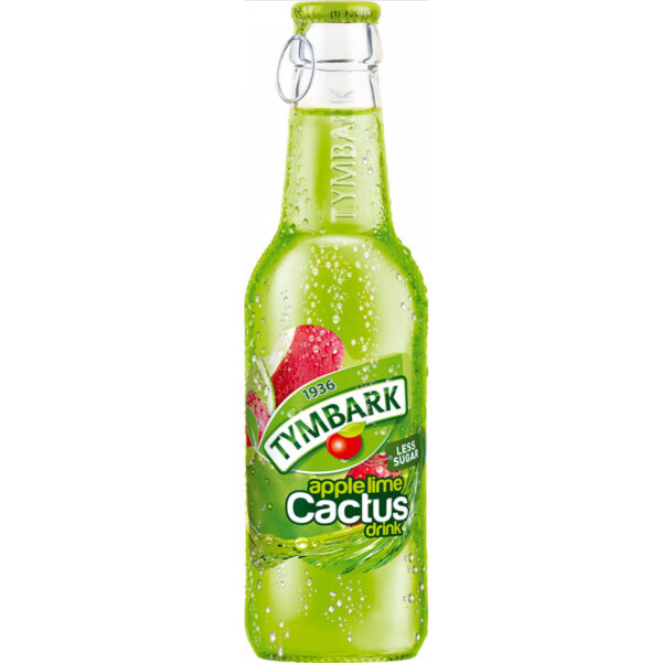 TYMBARK DRINK 250ML APPLE-LIM-CACTUS NGAZ GLASS*24