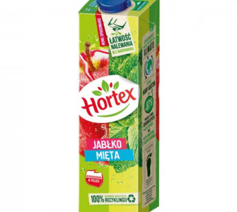 HORTEX DRINK 1L ÄPPEL-MINTA KARTONG*6