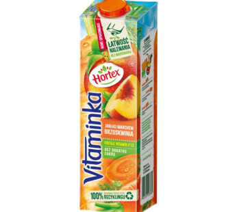 HORTEX VITAMINKA JUICE 1L MOROT-APLE-PERSIKA KARTONG*6