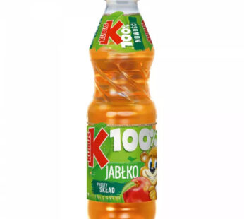 KUBUS JUICE 100% 850ML APPLE PET *6