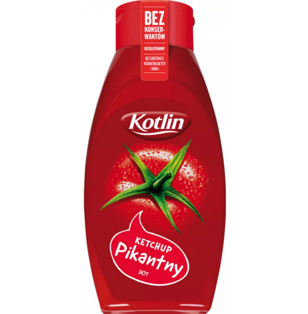 KOTLIN KETCHUP KRYDDA 650G MEN PLAST*6