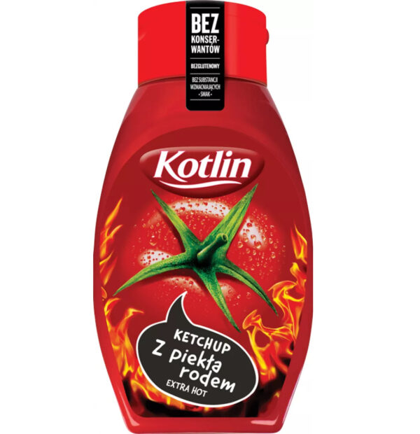 KOTLIN KETCHUP FRÅN HELVETE 450G MEN PLAST*6