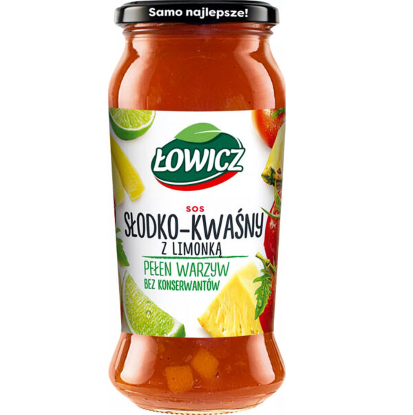 LOWICZ SÖT OCH SYR SÅS MED LIME 500G*6