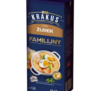 KRAKUS ZUREK FAMILIJNY SOPPA 1,5 L KARTONG*8