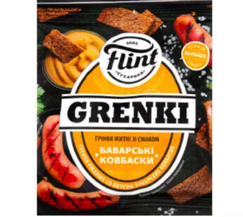 FLINT RÅG RUSTERS BAVARISK KORVSMAK 70G*65