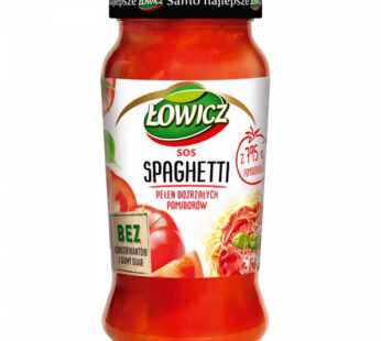 LOWICZ SÅS 500G SPAGHETTI*6