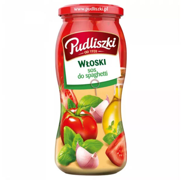 PUDLISZKI-SÅS 500ML ITALIENSK MED BASILKA OCH TOOL*6