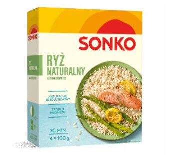 SONKO RICE 4*100G NATURLIGT BRUN HFP*12