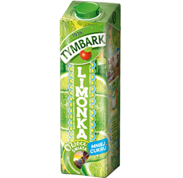 TYMBARK DRINK Fruit OF THE WORLD 1L LIM-CITTER-MINT KARTONG*12