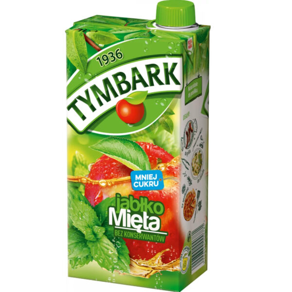 TYMBARK DRYCK 1L ÄPPEL-MINT KARTONG*12