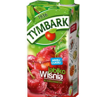 TYMBARK DRYCK 1L KÖRSBÄR-APLE KARTONG*12