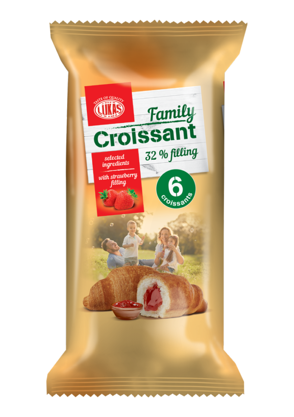 Сroissant med jordgubbssmak  Lukas  270g.* 9