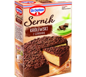 CP PULVERKAKA ROYAL OSTKAKA MED CHOKLAD 520G DR OETKER*8