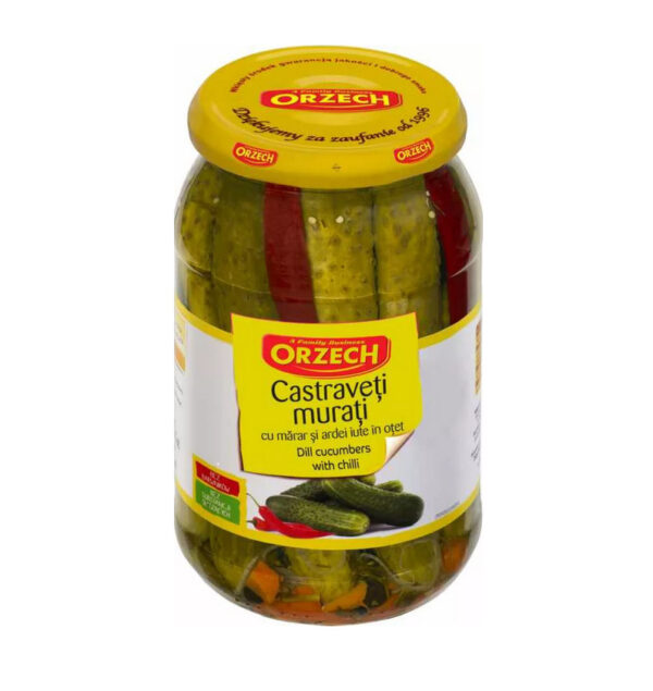 KONSERVERAD CHILLIGURKOR  830G ORZECH*8