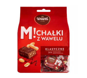 CP WAWEL-GODIS 245G MICHALKI CHOKLAD GODIS MED NÖTTER*12