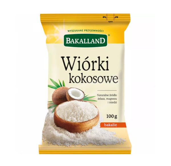 BAKALLAND KOKOSTRIMLAR 100G *12