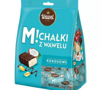 WAWEL GODIS 245G choklad med jordnötter och kokosflingor*12