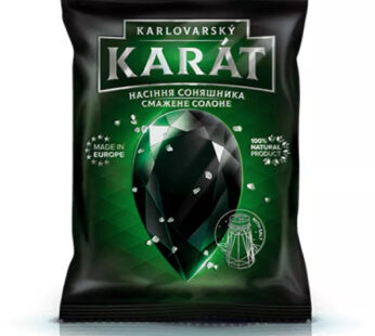 SVART SOLROSOFRÖ, OSKALADE, Rostade, SALTADE 120G KARLOVARSKY KARAT*36