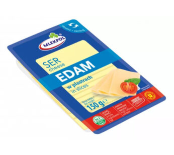 MLEKPOL GUL OST, EDAM SKIVOR 150G*12