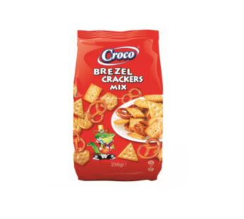 CROCO 250G BLANDA KEX & PRETZLES*12