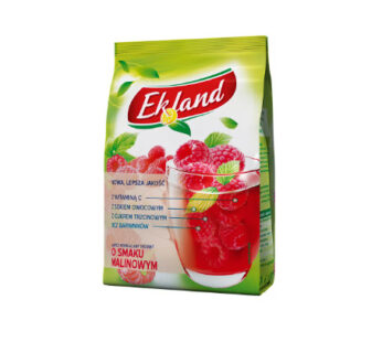 EKLAND GRANULERAD TE-DRYCK 300G HALLON VÄSKA*12