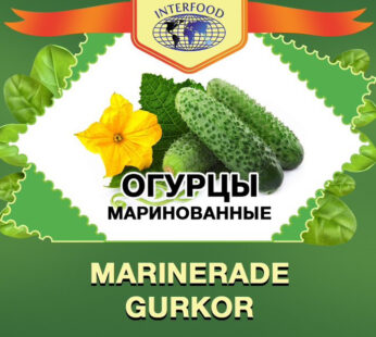 INTERFOOD MARINERADE GURKOR 840G*8