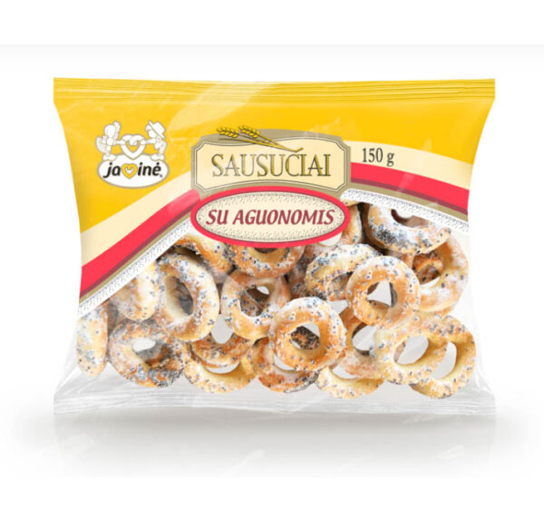 SUSHKI  mini med vallmofrön 150g*24