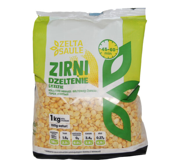 Gula ärtor Zelta Saula 1kg.*10