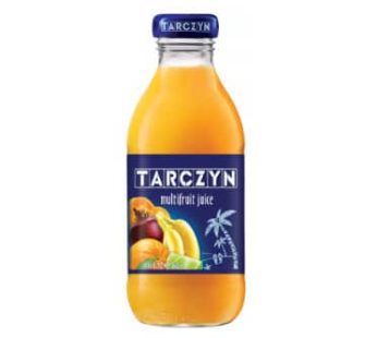 TARCZYN JUICE 300ML MULTIFRUKT – MOROTTER GLAS*15