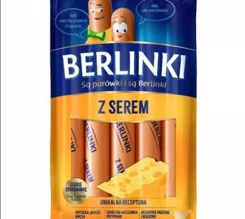 VARMKORV MED OST BERLINKI 250G*8