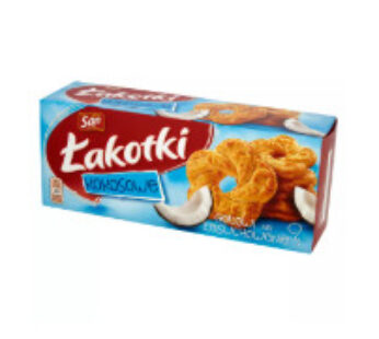 LAKOTKI COOKIES 168G KOKOS*12